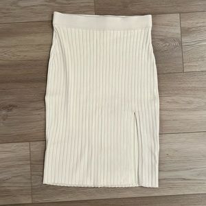 Abercrombie Knit Midi Skirt with Slit